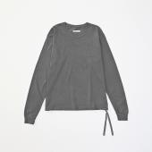 LONG SLEEVE WASHED TEE *ブラック*