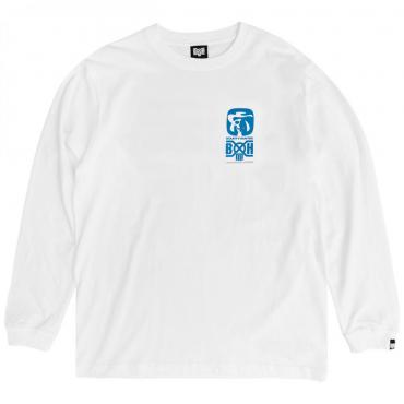 BxH BOUNCH LOGO MEDIUM BLUE L/S Tee