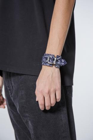 ×HAV-A-HANK / PAISLEY BRACELET *ネイビー*