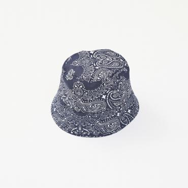 ×HAV-A-HANK×CA4LA / PAISLEY BUCKET HAT *ネイビー*