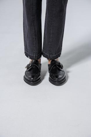 ×GEORGE COX / LEATHER SHOES *ブラック*