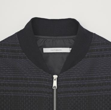 CHECK MA-1 JACKET *NAVY*