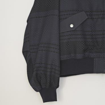 CHECK MA-1 JACKET *NAVY*