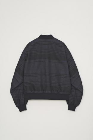 CHECK MA-1 JACKET *BLACK*