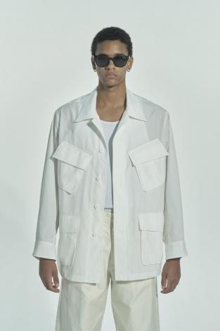 FATIGUE SHIRT JACKET *WHITE*