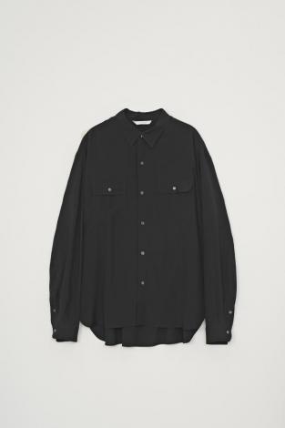RAYON SILK SHIRT *BLACK*