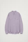 RAYON SILK SHIRT *LAVENDER*