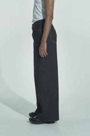 ×HAGUN / OW WIDE PIPE DENIM PANTS *BLUE*