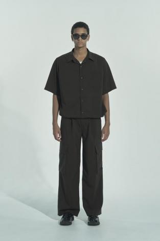 DROW CORD SHIRT *BROWN*