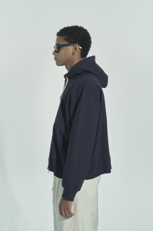 SHORT ZIP PARKA *NAVY*