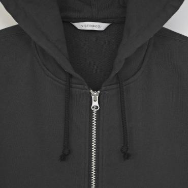 SHORT ZIP PARKA *BLACK*