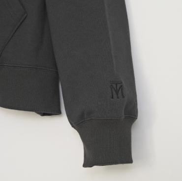 SHORT ZIP PARKA *BLACK*