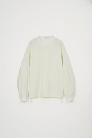 L/S NYLON TEE *WHITE*