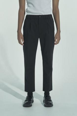 ANKLE EASY SLACKS *BLACK*