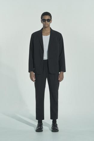 ANKLE EASY SLACKS *BLACK*