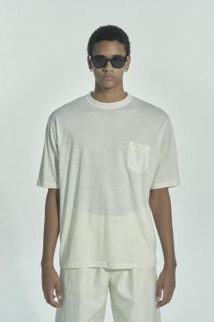 WOOL TEE *OFF WHITE*