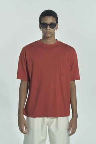 WOOL TEE *RED*