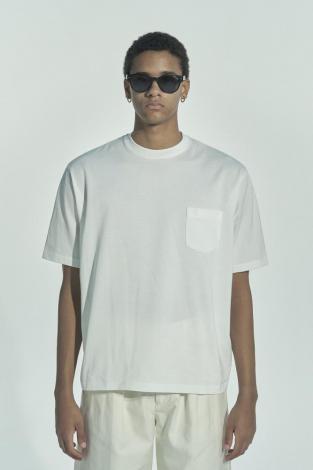 BASIC POCKET TEE *WHITE*