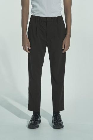 ANKLE EASY SLACKS *BROWN*