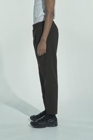 ANKLE EASY SLACKS *BROWN*