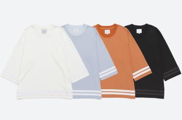 7 SLEEVE FOOTBALL TEE *ホワイト*