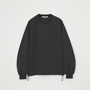 L/S NYLON TEE / BLACK