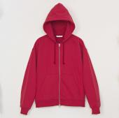 SHORT ZIP PARKA *RED*