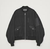CHECK MA-1 JACKET *BLACK*