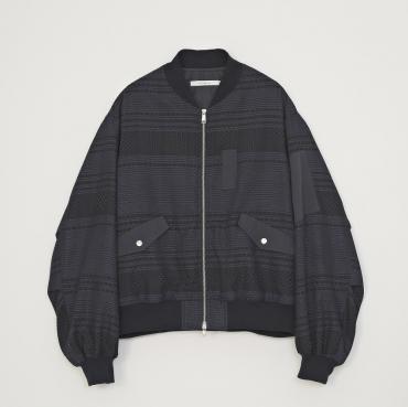 CHECK MA-1 JACKET *NAVY*