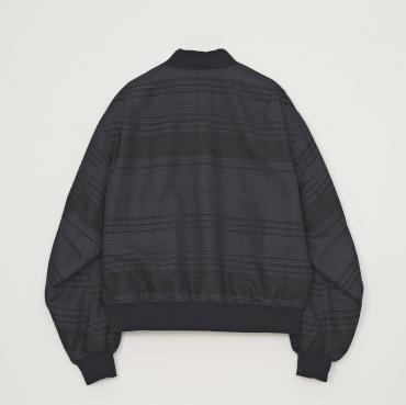 CHECK MA-1 JACKET *NAVY*