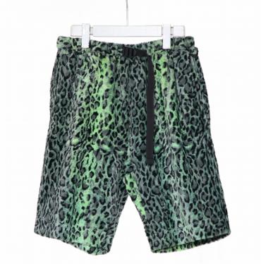 LEOPARD PATTERN SHORTS *イエローグリーン*