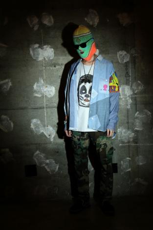 MICHAEL MYERS MASK TEE *チャコール*