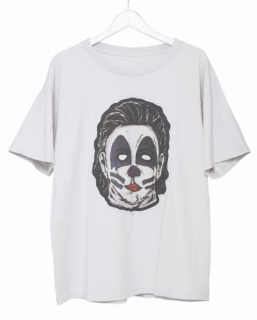 MICHAEL MYERS MASK TEE *ライトグレー*