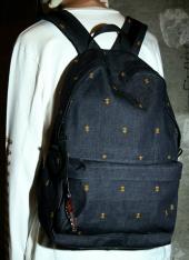 PSYCHICK- CROSS EMBROIDERU BACK PACK *インディゴ*