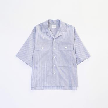 STRIPE MILITARY SHIRTS *レッド*