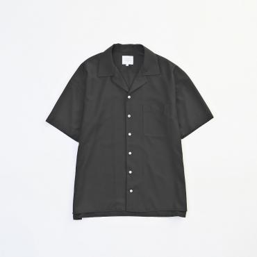 S/S OPEN COLLAR SHIRTS *ブラック*