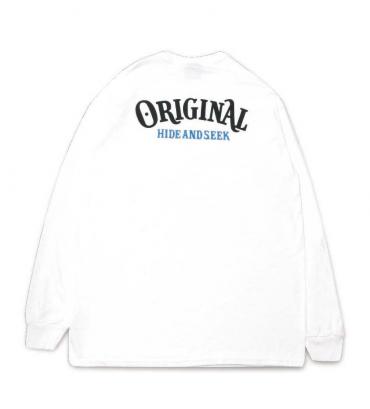 HIDEANDSEEKxTENDERLOIN POCKET L/S TEE *ホワイト*