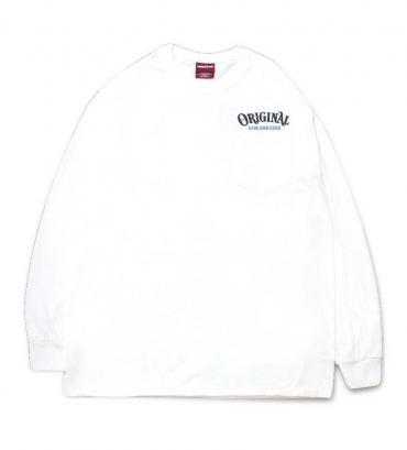 HIDEANDSEEKxTENDERLOIN POCKET L/S TEE *ホワイト*