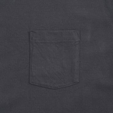 NECK BORDER BIG TEE *ブラック*