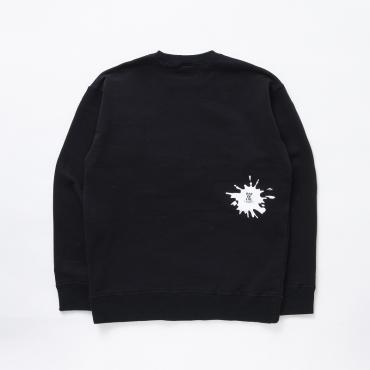 BLUSH CREW NECK SWEAT *ブラック*