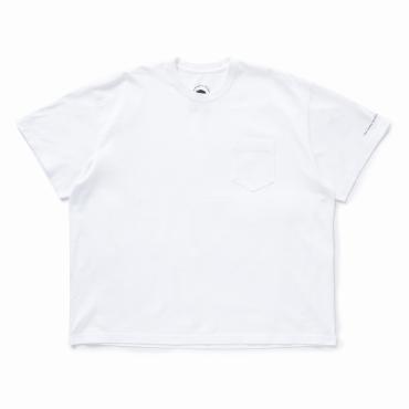 PACK TEE "BIG SILHOUETTE POCKET" *ホワイト*