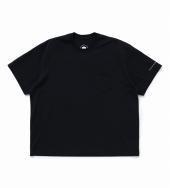 PACK TEE "BIG SILHOUETTE POCKET" *ブラック*