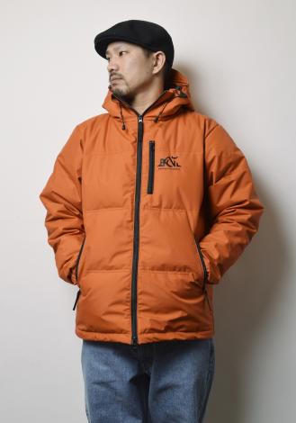 BCxNANGA 3LAYER HOODED DOWN JACKET *オレンジ*