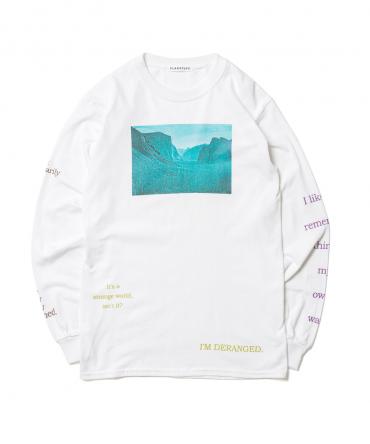 "DERANGED" L/S Tee *ホワイト*