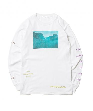 "DERANGED" L/S Tee *ホワイト*