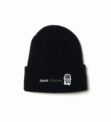 MACKA-CHIN WATCH CAP / BLACK