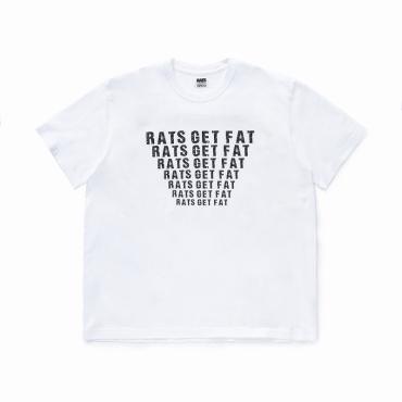 RATS GET FAT TEE *ホワイト*