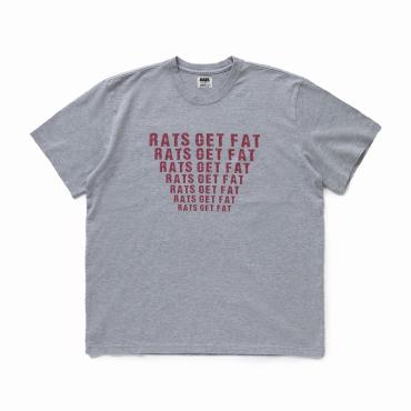 RATS GET FAT TEE *グレー*