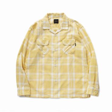 YELLOW CHECK SHIRT *イエロー*