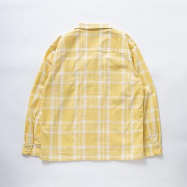 YELLOW CHECK SHIRT *イエロー*